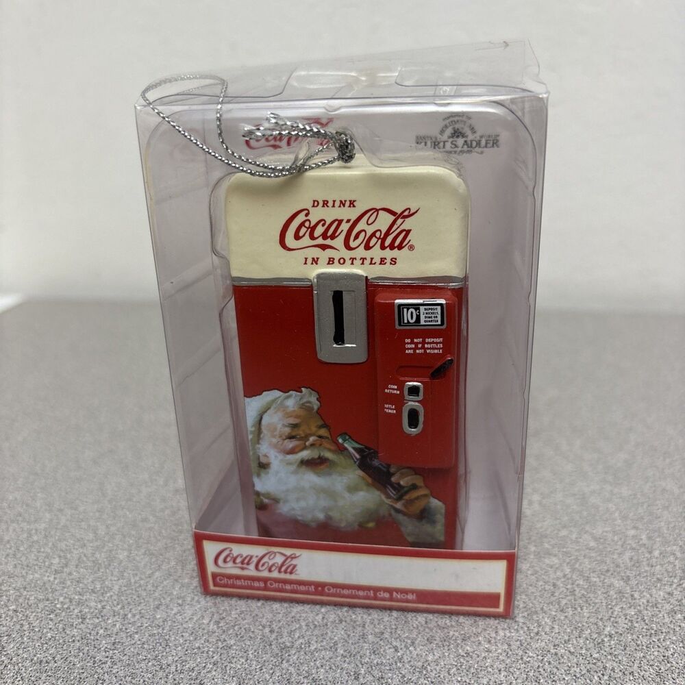 Kurt S. Adler Coca-Cola Vending Machine Christmas Ornament